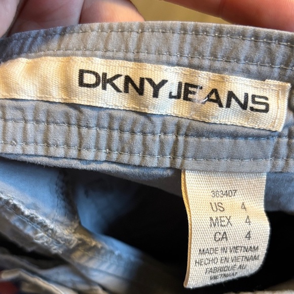 DKNY Women's Gray Cargo Shorts - Picture 2 of 2